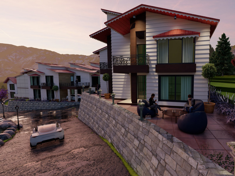 Lushvale Outside- Greenaria Buildtech