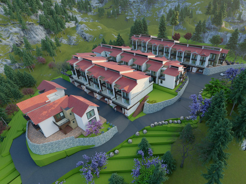 Lushvale arial view- Greenaria Buildtech