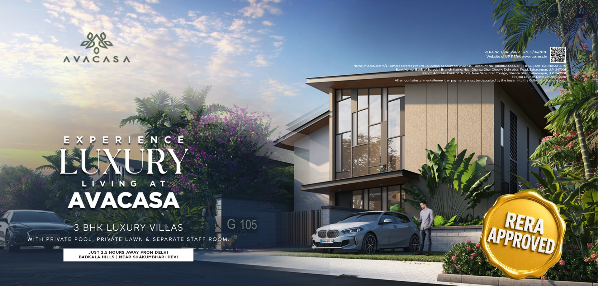 Avacasa Villas dehradun- Greenaria Buildtech
